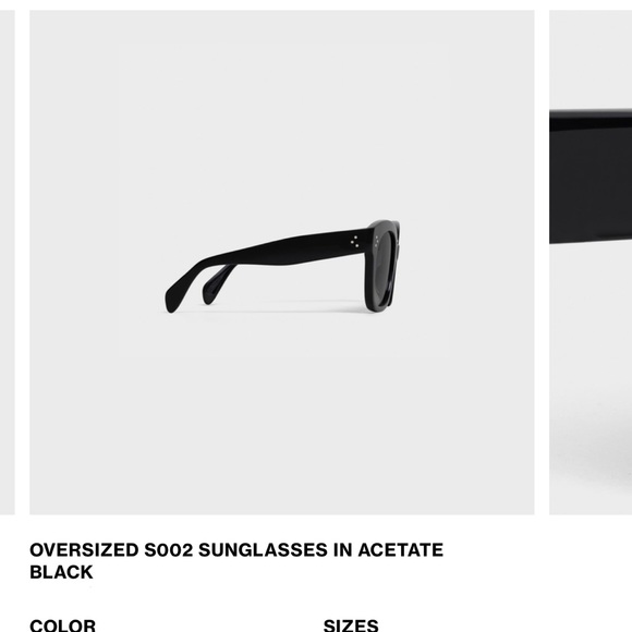 Oversized S002 Celine Sunglasses - Picture 3 of 7